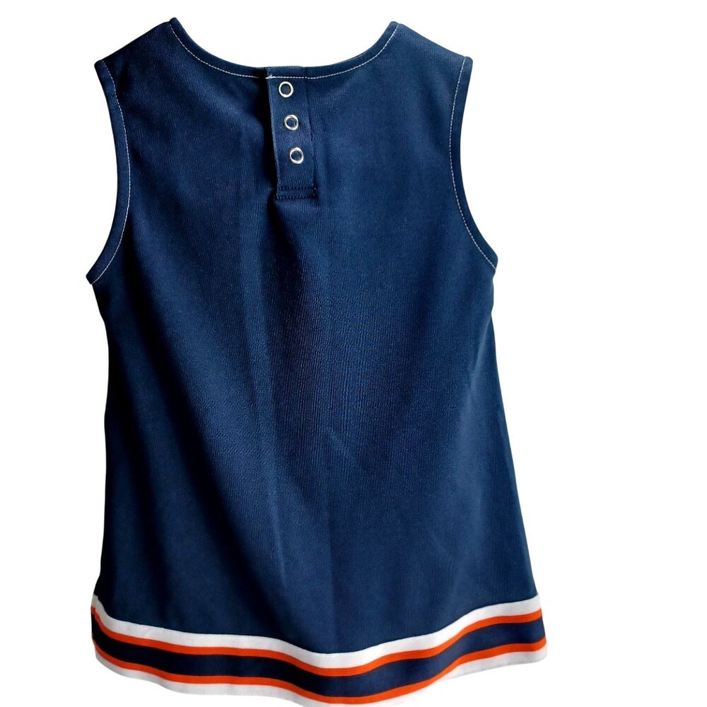 Chicago Bears Cheerleader Dress Girl Size 3T White Navy - Picture 2 of 6